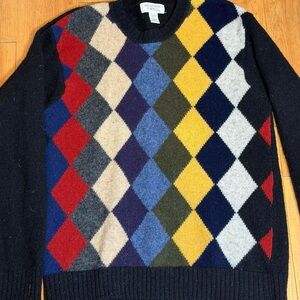 Argyle Crewneck Sweater - Multicolor